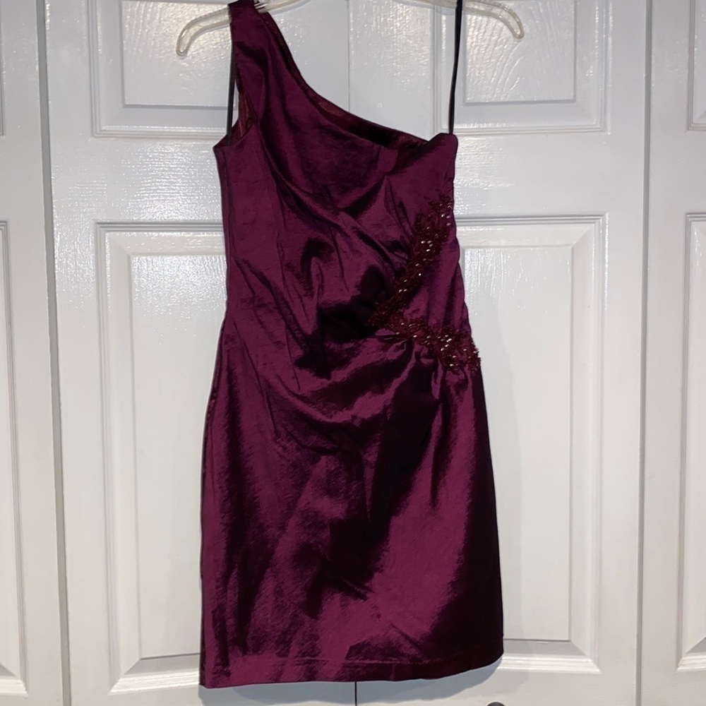 Jessica McClintock size 10p one shoulder dress